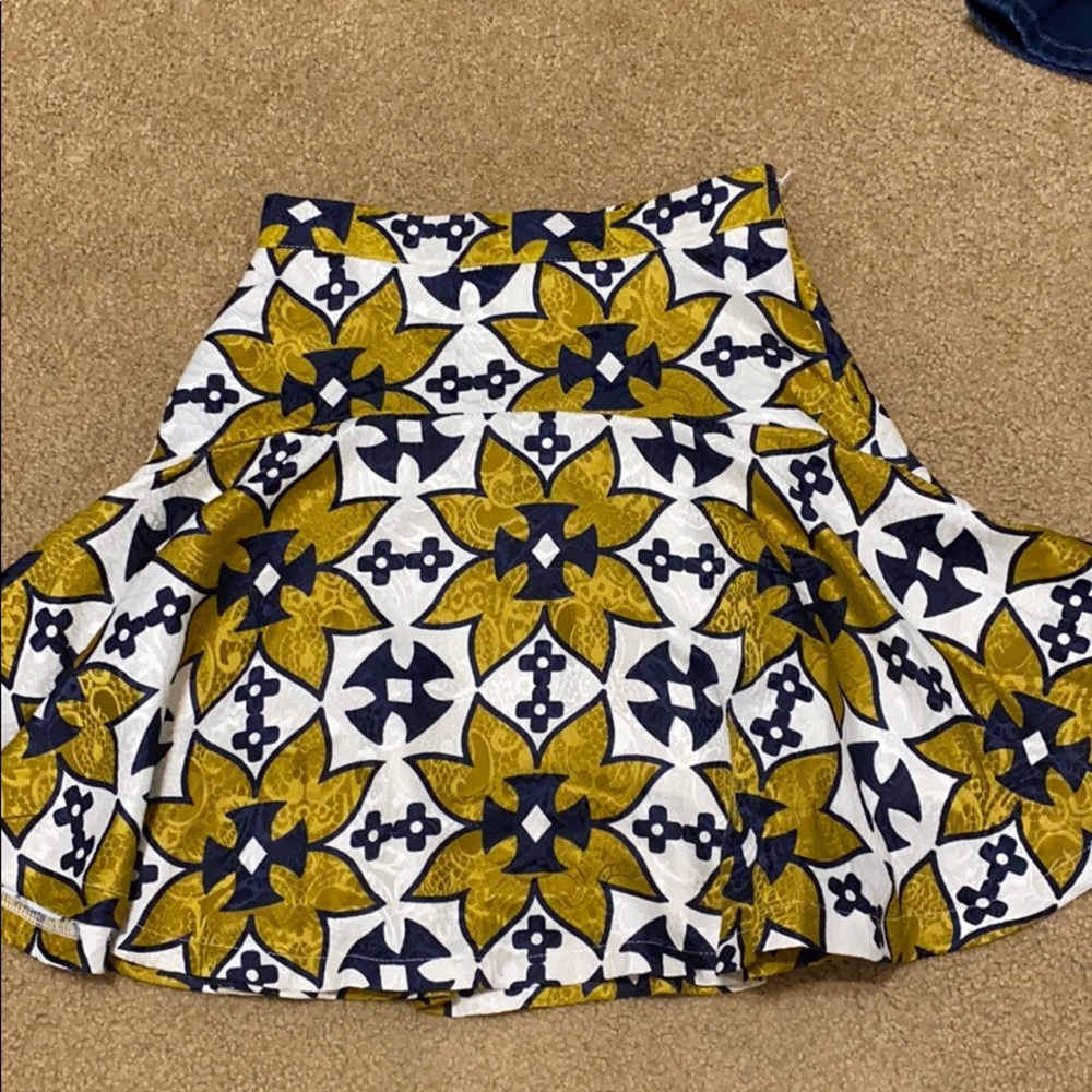 Fully lined circle skirt unique pattern